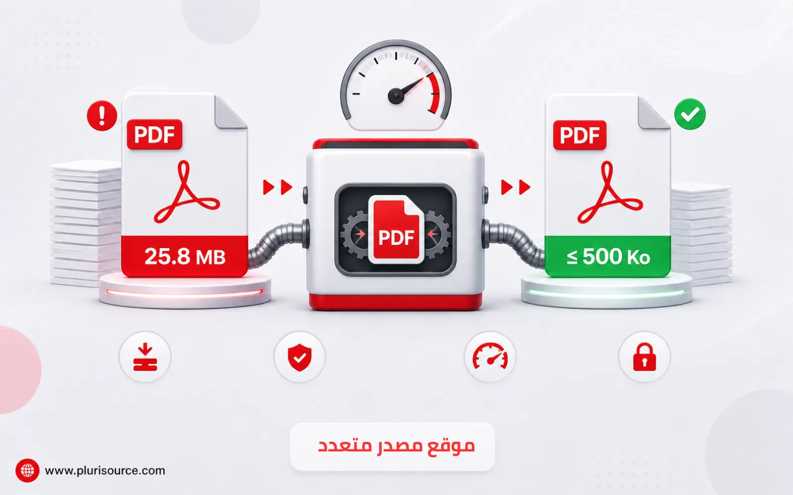 دليل كامل يشرح حلول جميع مشاكل ملفات PDF أثناء الرفع لمنصات التوظيف والجامعات